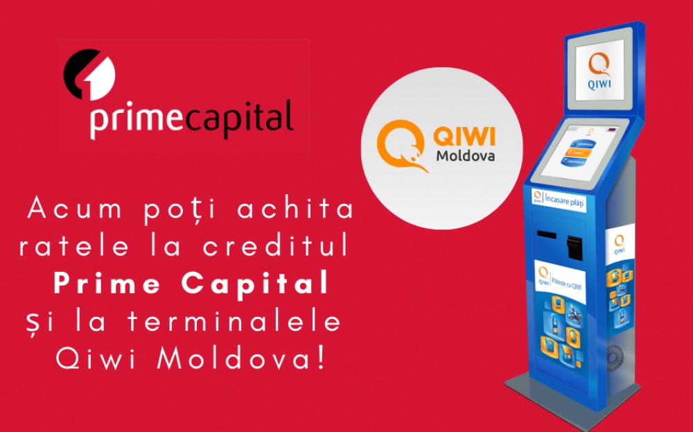 Achită creditul și la terminalele Qiwi Moldova!